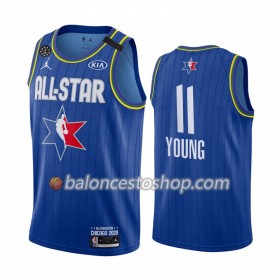 Camiseta Hombre NBA Atlanta Hawks Trae Young 11 2020 All-Star Jordan Brand Azul Swingman